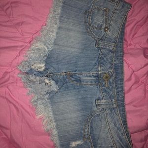 Premium denim shorts